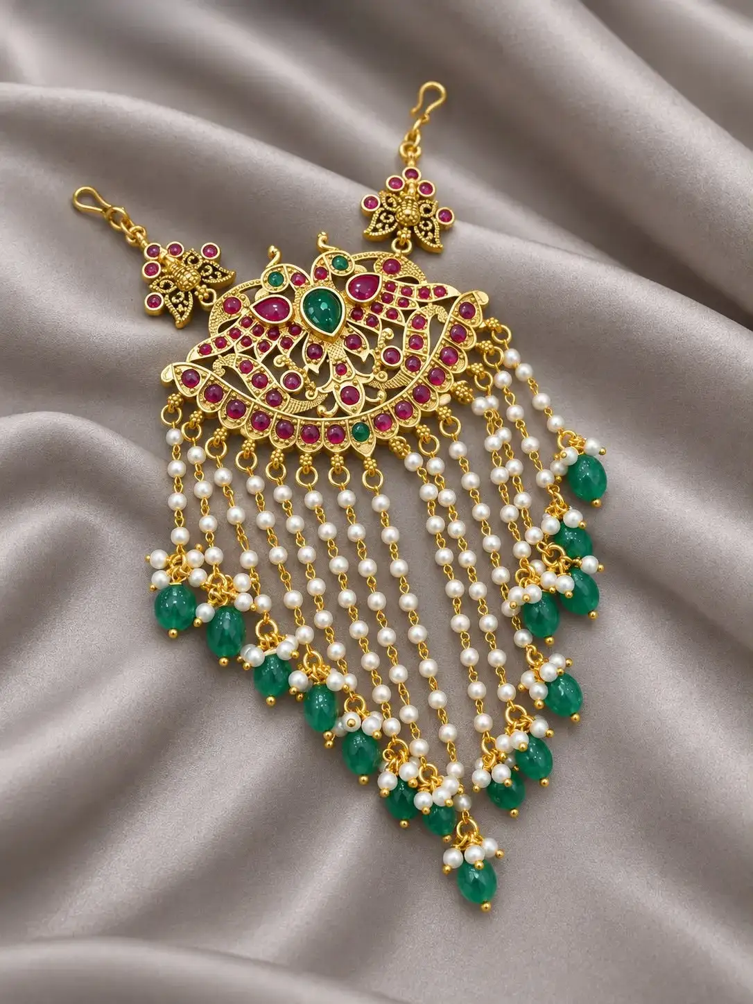 Peacock Pearl Tassel Rakodi
